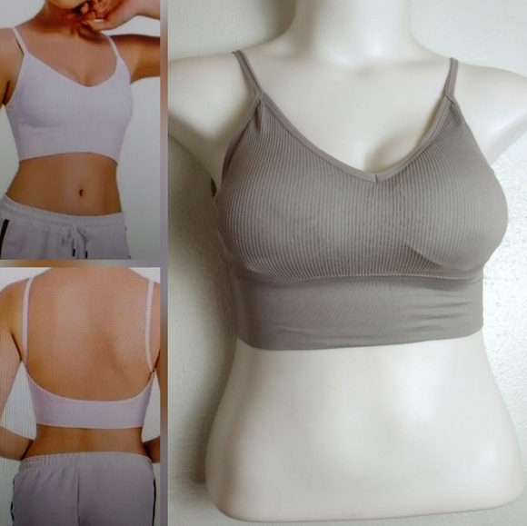 Anmose Other - Anmose Open Back Sport Bra/Tank Size Medium Grey